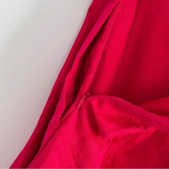 NWT Anthropologie  Jacquard  floral print Strapless Midi Dress - Picture 11 of 16